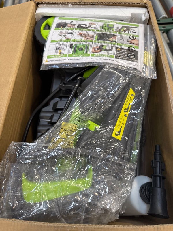 Photo 1 of SUGIFT Electric Pressure Washer 3300 PSI Max 110V 2.0 GPM Max
