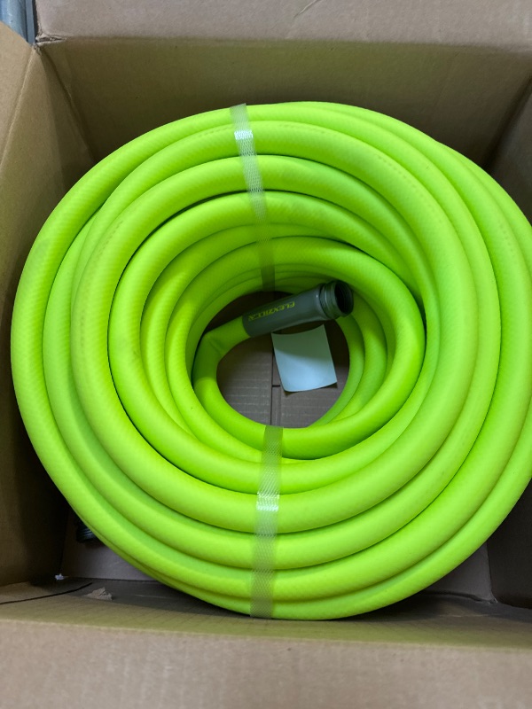 Photo 1 of Flexzilla Garden Hose 5/8 in. x 100 ft., Lightweight All-Weather Water Hose, Durable and Flexible, Leak-Free Connections