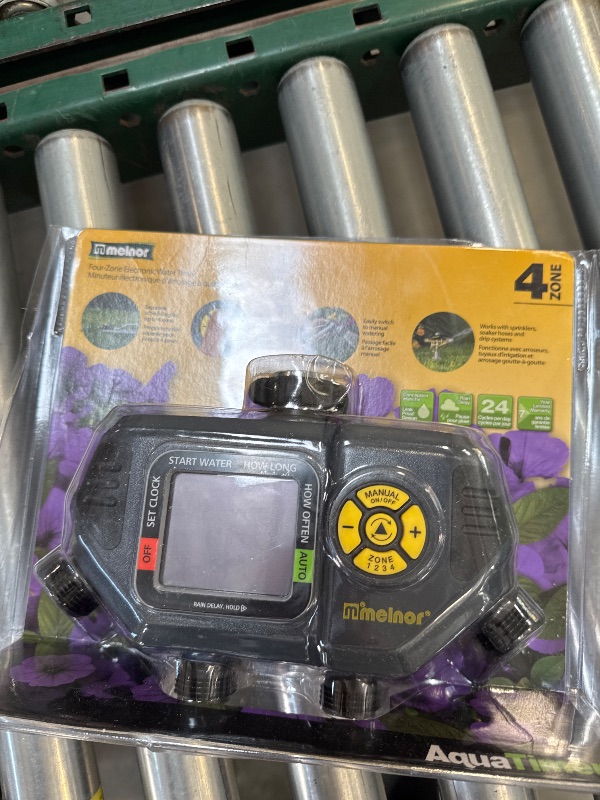 Photo 1 of Melnor 63280 Digital Hose 4 Outlets Water Timer, 4-Zone, Basic