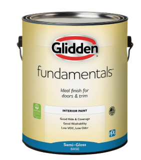 Photo 1 of 1 Qt. PPG1145-2 Jack Frost Satin Interior Latex Paint

