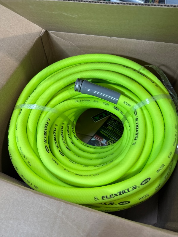 Photo 1 of Flexzilla Garden Hose 5/8 in. x 100 ft., Lightweight All-Weather Water Hose, Durable and Flexible, Leak-Free Connections