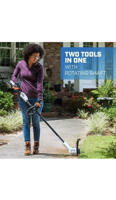 Photo 1 of HART 20V Cordless 13 String Trimmer Kit (1) 2.0 Ah Lithium-Ion Battery