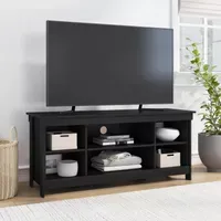 Photo 1 of MainstaysL Ardent No Tools Open Shelf TV Stand Console for TVs up to 50" Black
