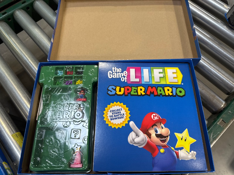 Photo 1 of Hasbro Gaming The Game of Life: Super Mario Edition Board Game for Kids Ages 8 and Up, Play Minigames, Collect Stars, Battle Bowser
