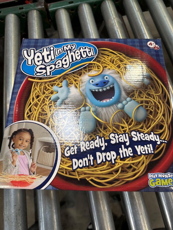 Photo 1 of Yeti in My Spaghetti Board Game – Kids Games, Family Game, Multi-Player, Board Games for Family Night, Preschool Toys, Hand-Eye-Coordination Game, Don’t Drop Yeti, Ages 4+