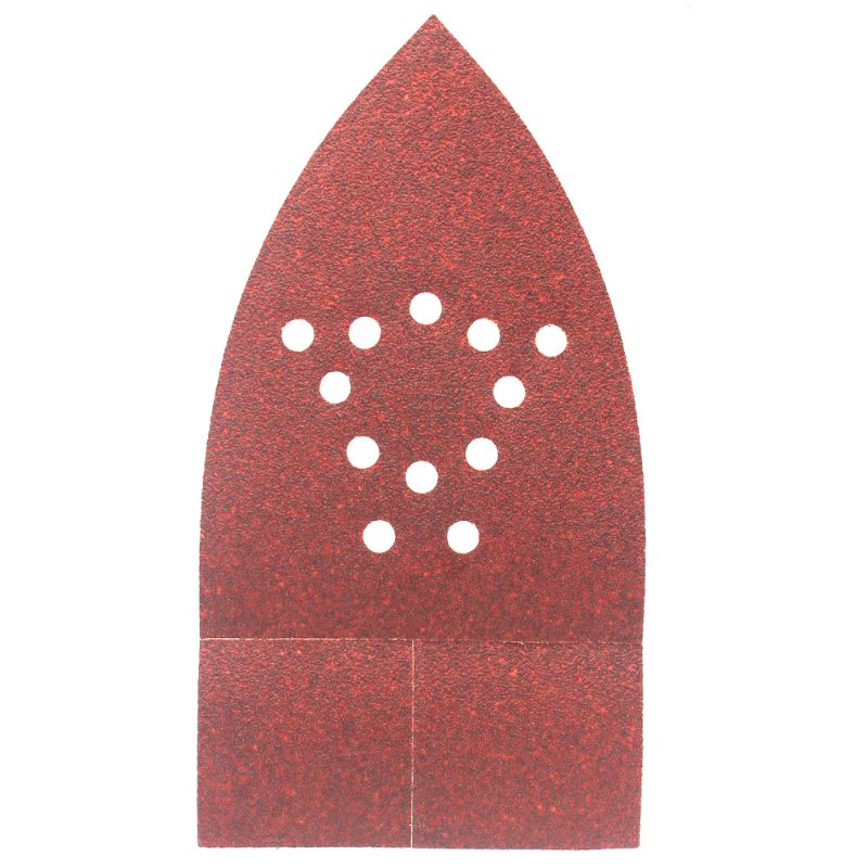Photo 1 of Gator Red Resin Hook and Loop Mouse Detail Sanding Sheets 80-Grit 5-Pack 3753-25

