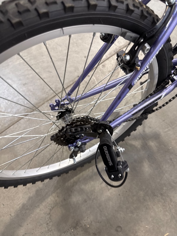 Photo 1 of Huffy 24 Rock Creek Mountain Bike Fits Riders 4 8 - 5 8 Purple Adult Women S
