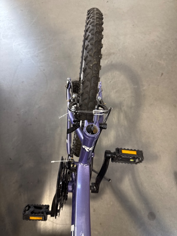 Photo 1 of Huffy 24 Rock Creek Mountain Bike Fits Riders 4 8 - 5 8 Purple Adult Women S
