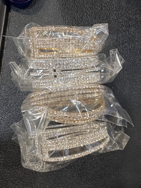 Photo 1 of Set of 4 Rhinestone Bangles