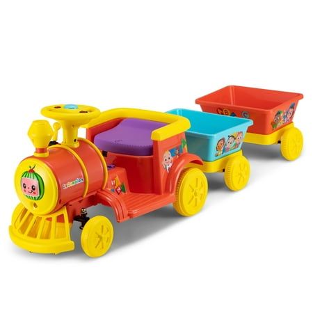 Photo 1 of CoComelon Choo Choo Train 6V Ride-on Toddler Toy up to 44 Lbs

