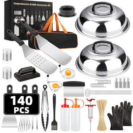 Photo 1 of Griddle Accessories Kit 140 Pcs for Blackstone Camp Chef Professional Griddle Grill BBQ Spatula