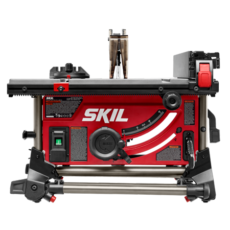 Photo 1 of SKIL 15 Amp 10 Inch Portable Jobsite Table Saw with Folding Stand 24 Tooth Blade Model TS6307-00