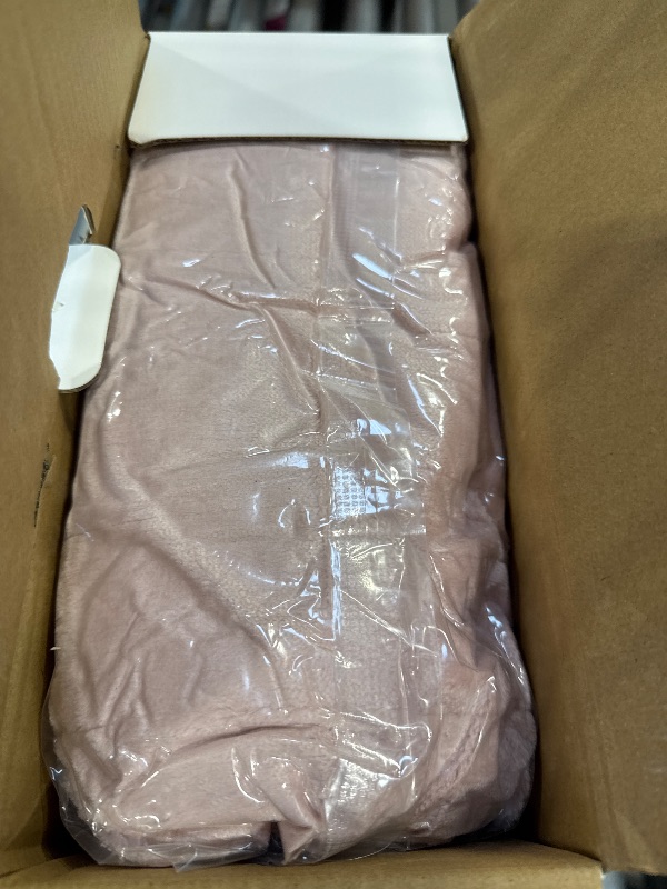 Photo 1 of Westinghouse Electric Snuggle Throw Blankets with Foot Pocket, Wearable Heated Blanket with Sleeves, 6 Heating Levels & 2 to 10 Hours Heating Time Settings, 50 * 70"+18", Pink