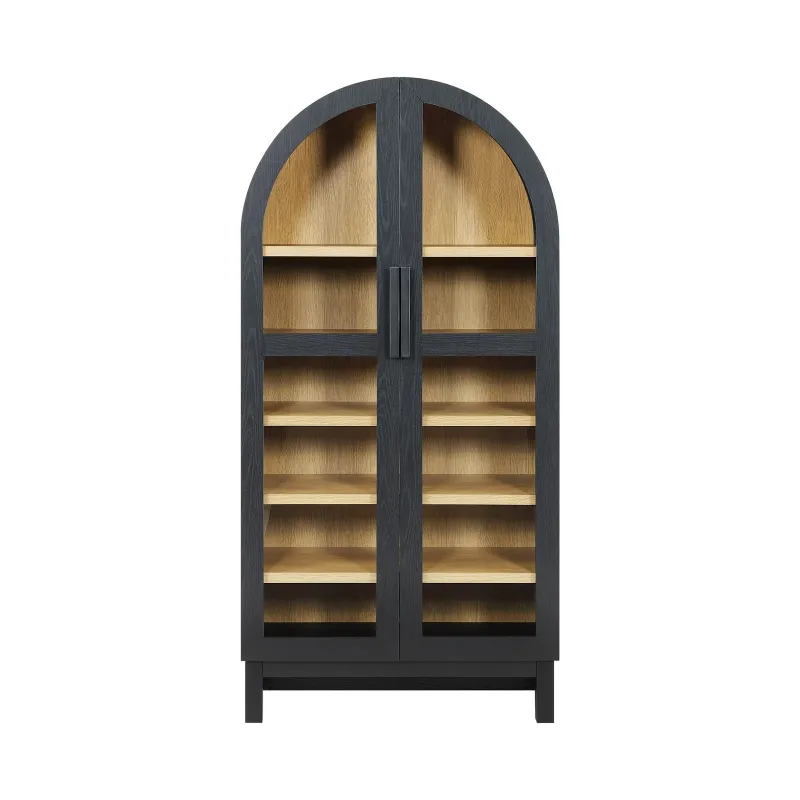 Photo 1 of Better Homes & Gardens  Juliet Solid Wood Frame Arc Cabinet Black
