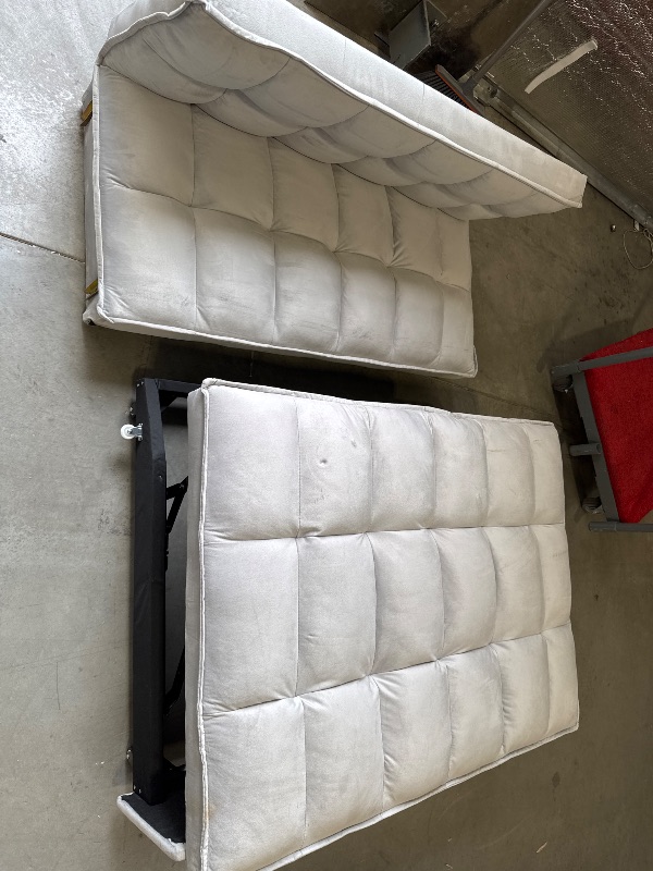 Photo 1 of PARTIAL SET//Gray Convertible Sofa Couch/Bed