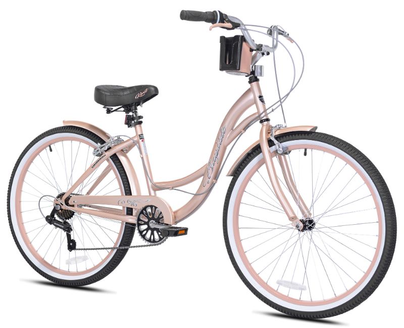 Photo 1 of 26 Kent Bayside Cruiser Bicycle Fits Rider: 5 2 -5 10 Rose Gold Adult Unisex
