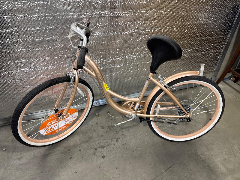 Photo 1 of 26 Kent Bayside Cruiser Bicycle Fits Rider: 5 2 -5 10 Rose Gold Adult Unisex
