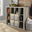 Photo 1 of Better Homes & Gardens 12-Cube Storage Organizer, Rustic Gray Finishes