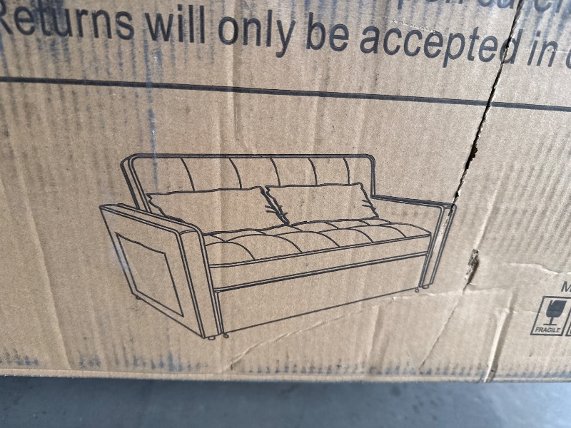 Photo 1 of Blue Velvet Sofa Bed