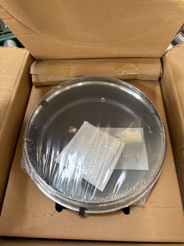 Photo 1 of ATSENT Non Stick Frying Pans,Hybrid Frying Pan with Lid,Non Toxic Frying Pans Nonstick,Stainless Steel Skillet,Dishwasher and Oven-Safe,Compatible with All Cooktops,Induction