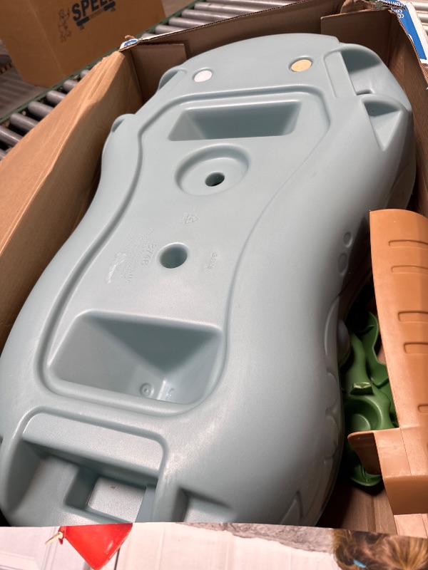 Photo 1 of Step2 Dino Showers Multi-color Plastic Water Table for Toddlers with 13-Piece Playset
