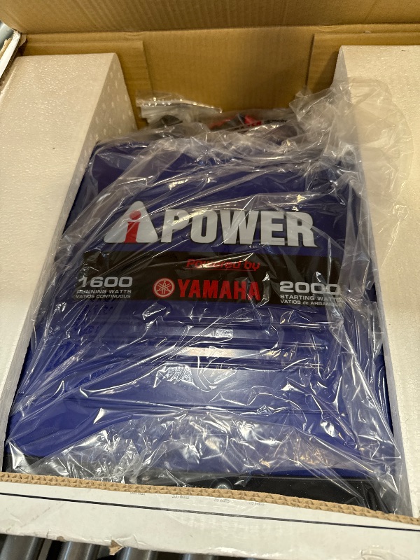 Photo 1 of A-iPower Portable Inverter Generator, 2000W Ultra-Quiet Powered By Yamaha Engine RV Ready, EPA Compliant, Ultra Lightweight For Backup Home Use, Tailgating & Camping (SC2000i)