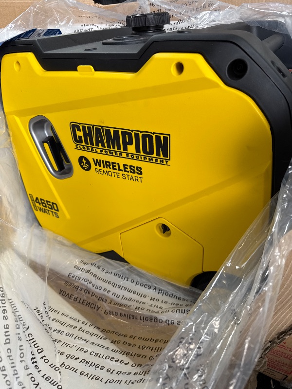 Photo 1 of Champion Power Equipment 4500-Watt Portable Gasoline Inverter Generator 
