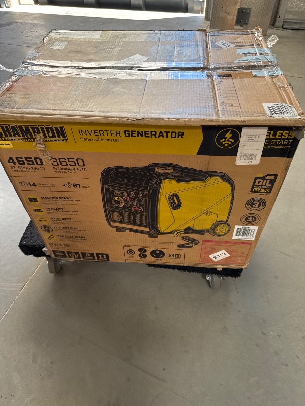 Photo 1 of Champion Power Equipment 4500-Watt Portable Gasoline Inverter Generator 
