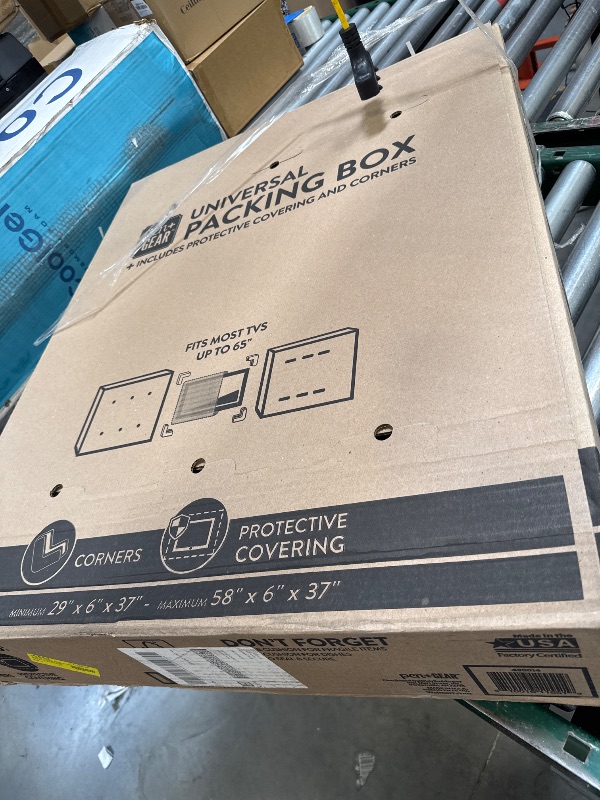 Photo 1 of Pen & Gear 480014 Foam Cushioning Universal Packing Box, Fits up to 65" TV's

