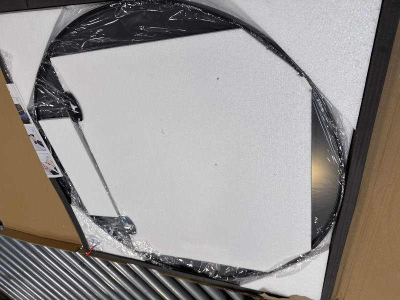 Photo 1 of  Wall Mirror Bathroom Mirror Wall Mounted Round Mirror, Black
