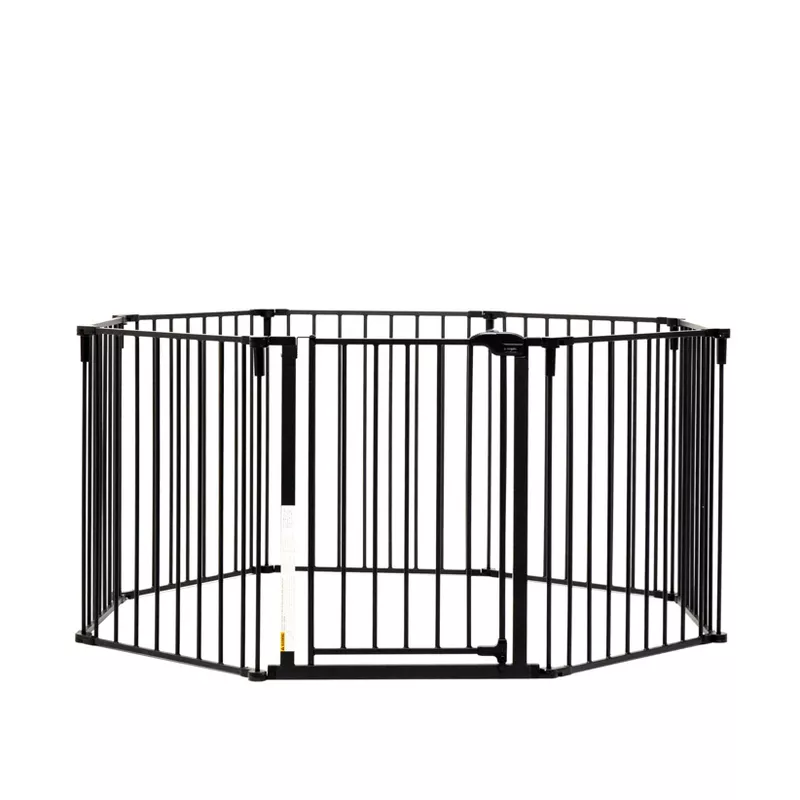 Photo 1 of Regalo 2-in-1 Play Yard Configurable Metal Safety Gate - Black
