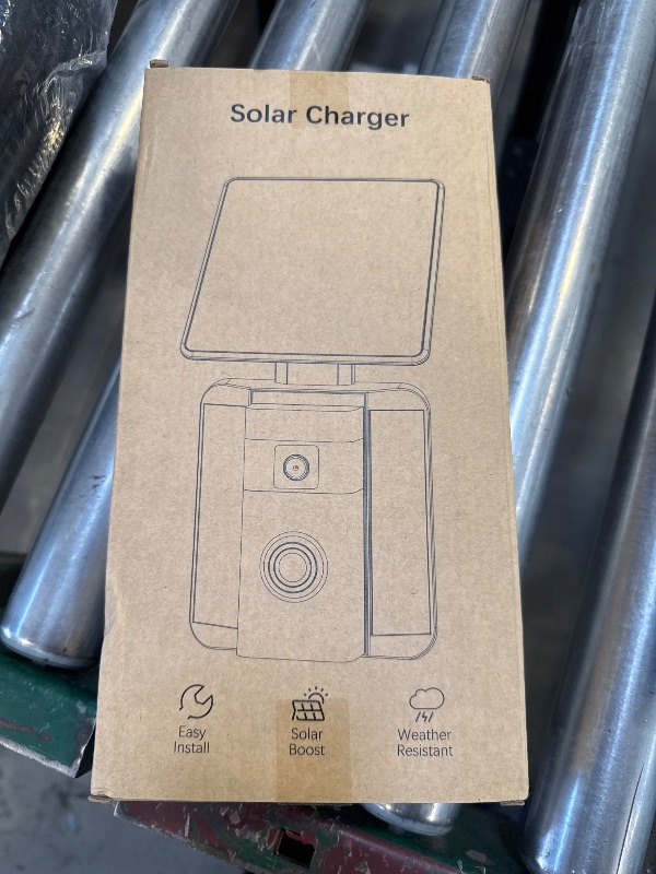 Photo 1 of QIBOX Solar Charger Compatible with Battery Doorbell (2024 Release), Waterproof Continuously Solar Panel, Adjustable Panel, Only for USB-C Port Video Doorbell