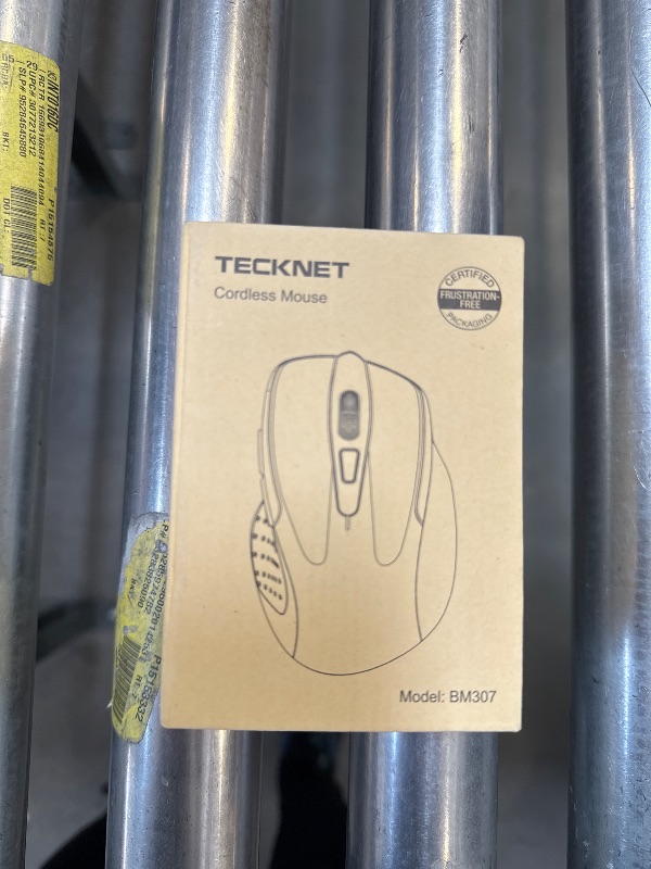 Photo 1 of TECKNET Wireless Mouse (2.4G & BT5.0/3.0) Silent 4800 DPI Computer USB A & Bluetooth Mouse 6 Buttons, Wide Compatibility - Grey