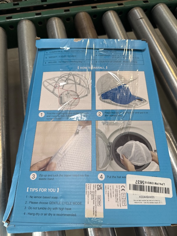 Photo 1 of Eiito Hat Washer Cage, Hat Washer for Baseball Caps, Hats Washing Machine with Frame and Washers Bag, Keep the Hats in Shape, Suitable for Adult and Kid's 2 Pack Black