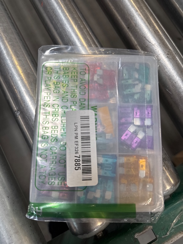 Photo 1 of JOREST 120Pcs Standard Fuse Kit, Car Fuses Assortment Kit,Blade Fuses Automotive for RV Vehicle Motorcycle (2Amp 3A 5A 7.5A 10A 15A 20A 25A 30A 35A 40A) + Auto Fuse Puller