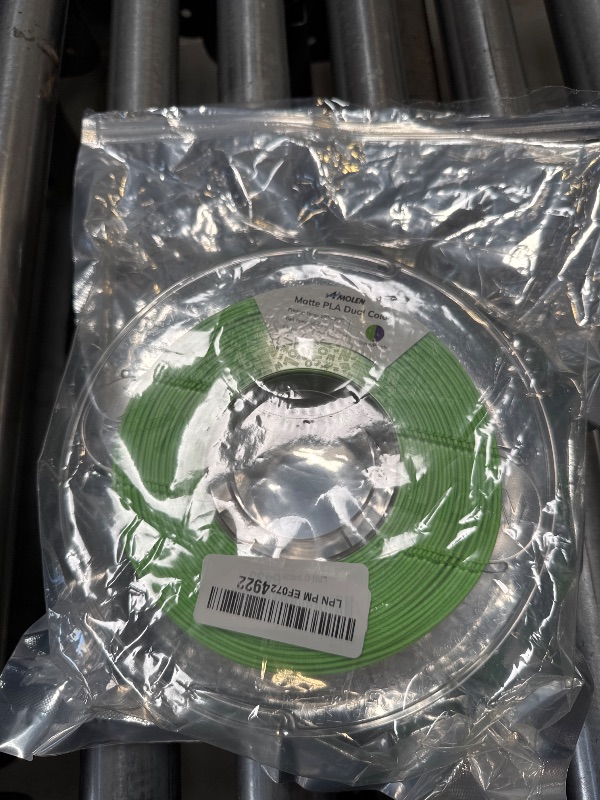 Photo 1 of AMOLEN Matte PLA 3D Printer Filament - Dual Color Green Purple Filament, Smooth Finish Color Change 3D Printing Filament 1.75mm, 1KG/2.2lb