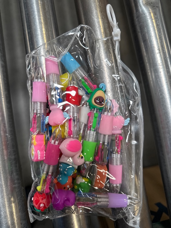Photo 1 of Fun Pens for Kids Multicolor Pen in One, 4-in-1 Cute Pens Kawaii Mini Ballpoint Pens Bulk Party Favors for Kids Birthday Gifts Classroom Student Prizes, 16Pcs