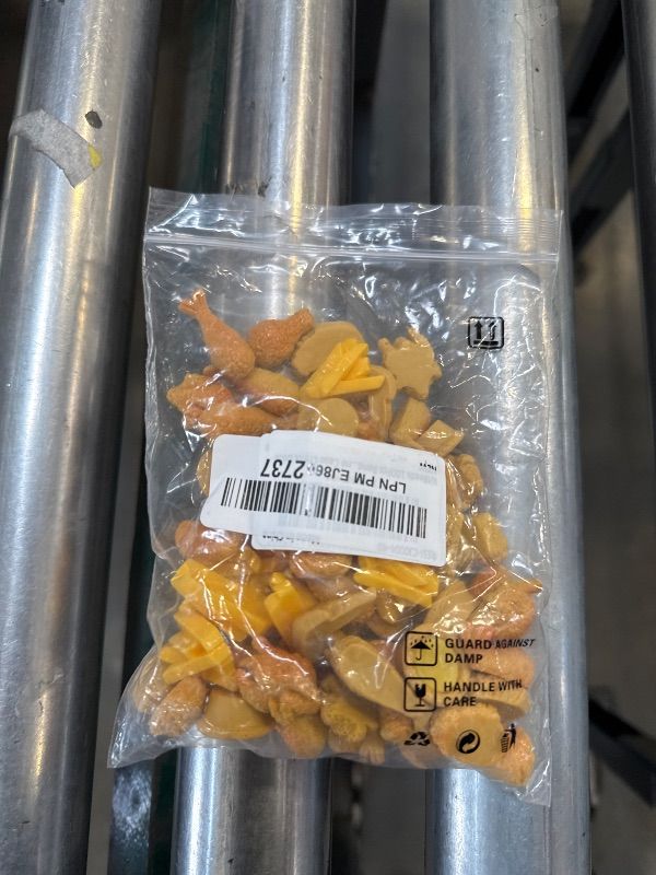 Photo 1 of KitBeads 100Pcs Random Resin Food Cabochons Simulated Fried Chicken Wings Legs Cabochons Mini Chips Flatback Cabochons for DIY Phone Case Crafts Decor