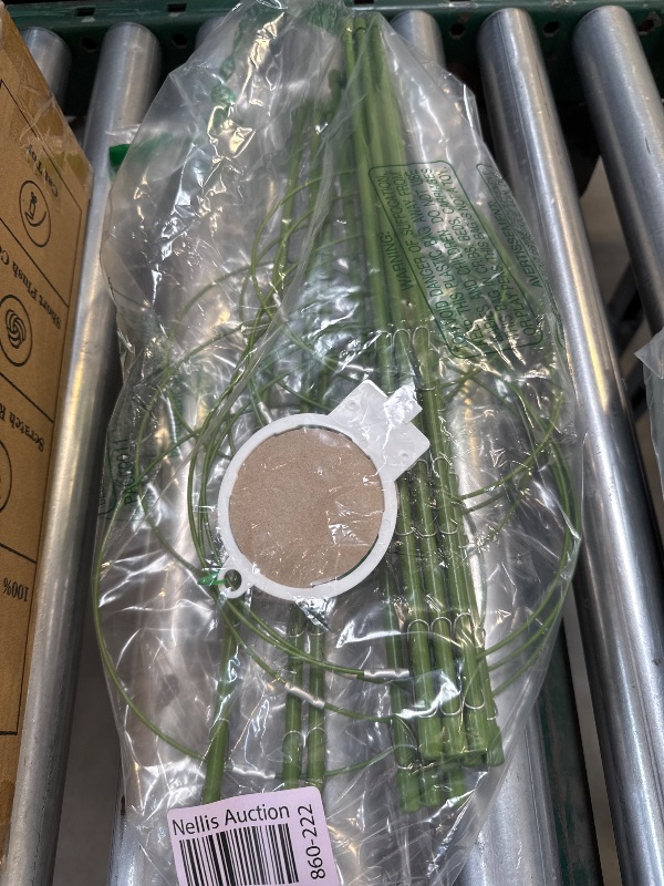 Photo 1 of TOCCYARD 4 Pack Plant Support Tomato Cages for Garden, 18 Inches Small Tomato Cages and Supports with Adjustable Rings for Garden Pots, Plant Stakes Tomato Trellis Rings for Climbing Plants
