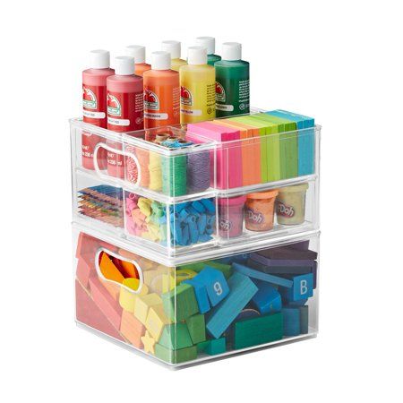 Photo 1 of The Home Edit 8 Piece Multipurpose Edit Plastic Storage Organizing System Clear
