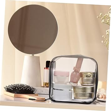 Photo 1 of Travel Makeup Bag Portable Toiletry Organizer for Cosmetics and Daily Essentials