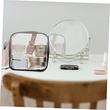 Photo 1 of Travel Makeup Bag Portable Toiletry Organizer for Cosmetics and Daily Essentials
