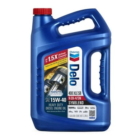 Photo 1 of Delo 400 XLE SB Synthetic Blend SAE 15W-40 Heavy-Duty Diesel Motor Oil 1 Gallon