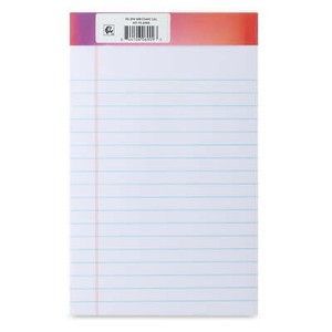 Photo 1 of Wide Ruled Legal Pads, 5" x 8", 2 Pack, 50 Sheets Per Pad, 100 Pages Total