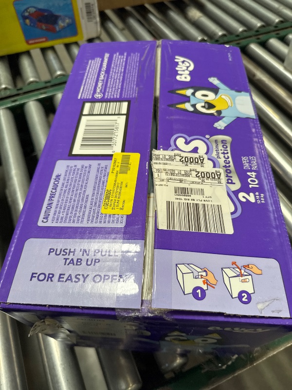 Photo 1 of Luvs Diapers - Size 2, 104 Count, Bluey Platinum Protection Baby Diaper