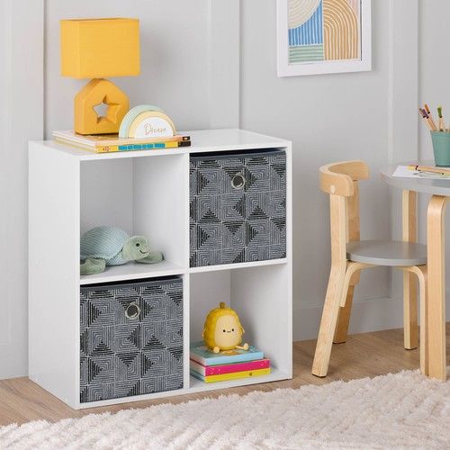 Photo 1 of Mainstays 4 Cube Storage Organizer, White
