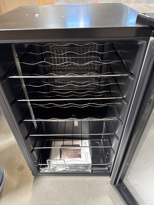 Photo 1 of Koolatron WC24CSZ 24 Bottle Cooler | Freestanding Compressor Wine Fridge, Black
