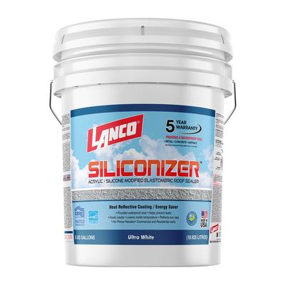 Photo 1 of Siliconizer 5 Gal. Acrylic Elastomeric White Reflective Roof Sealer
