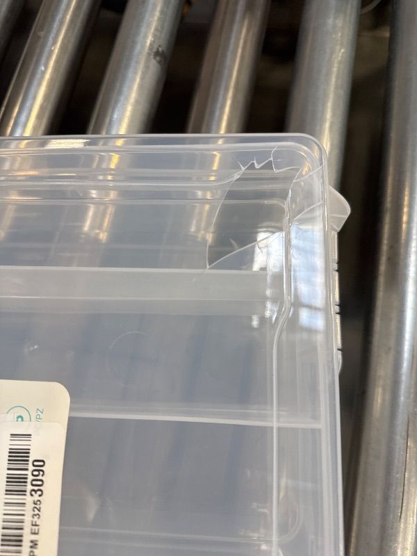 Photo 1 of We R Memory Keepers Clear Washi Storage Bin, Clear Storage Box, Washi Tape Storage Organizer, Use for Scrapbooking, Card-Making, & Paper Crafting
