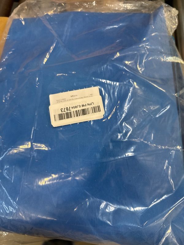 Photo 1 of Canopy Replacement Top Outdoor for 10x10 Pop up Tent only Silver Coated Cover with Ropes, Sky Blue